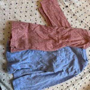 BUNDLE Cat & Jack Long Sleeve Tees - Red and Blue